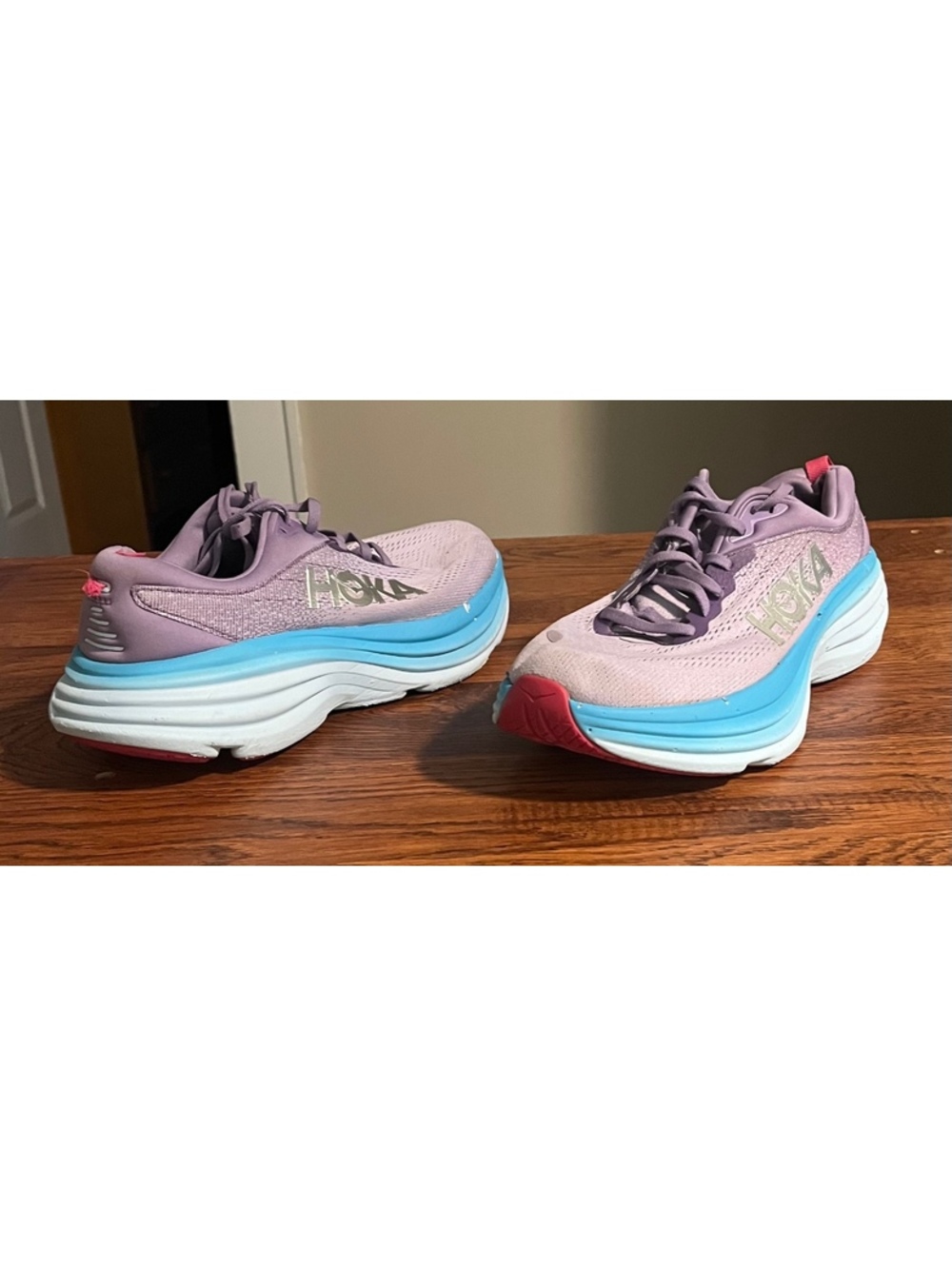 Hoka One One Bondi 8 Chalk Violet Pastel Size 9.5B